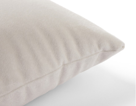 Coussin 45x45 cm en velours Flamingo