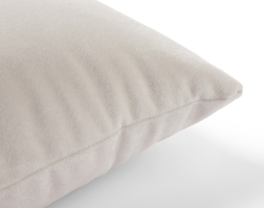 Coussin 45x45 cm en velours Flamingo