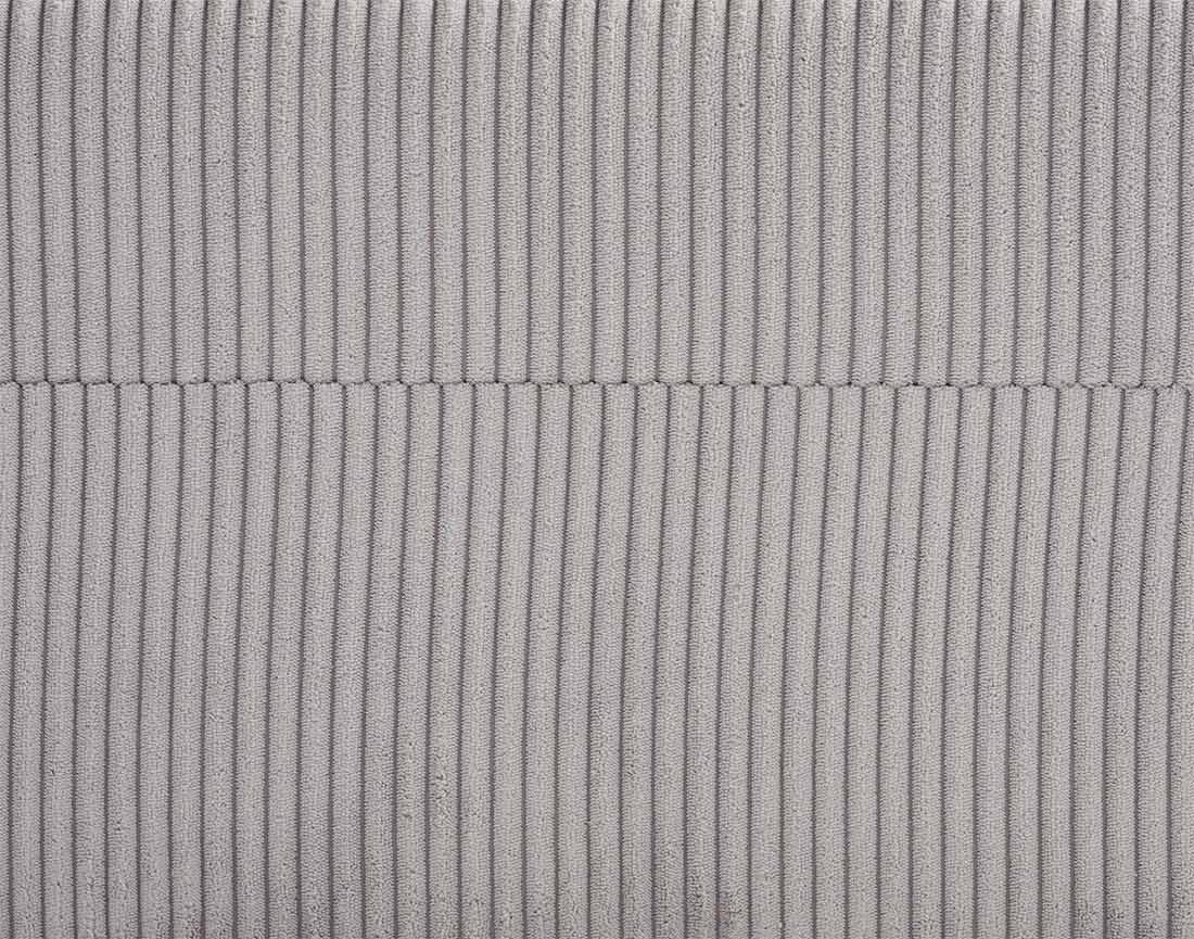 Canapé panoramique en U 7 places convertible avec coffre en velours côtelé Mike