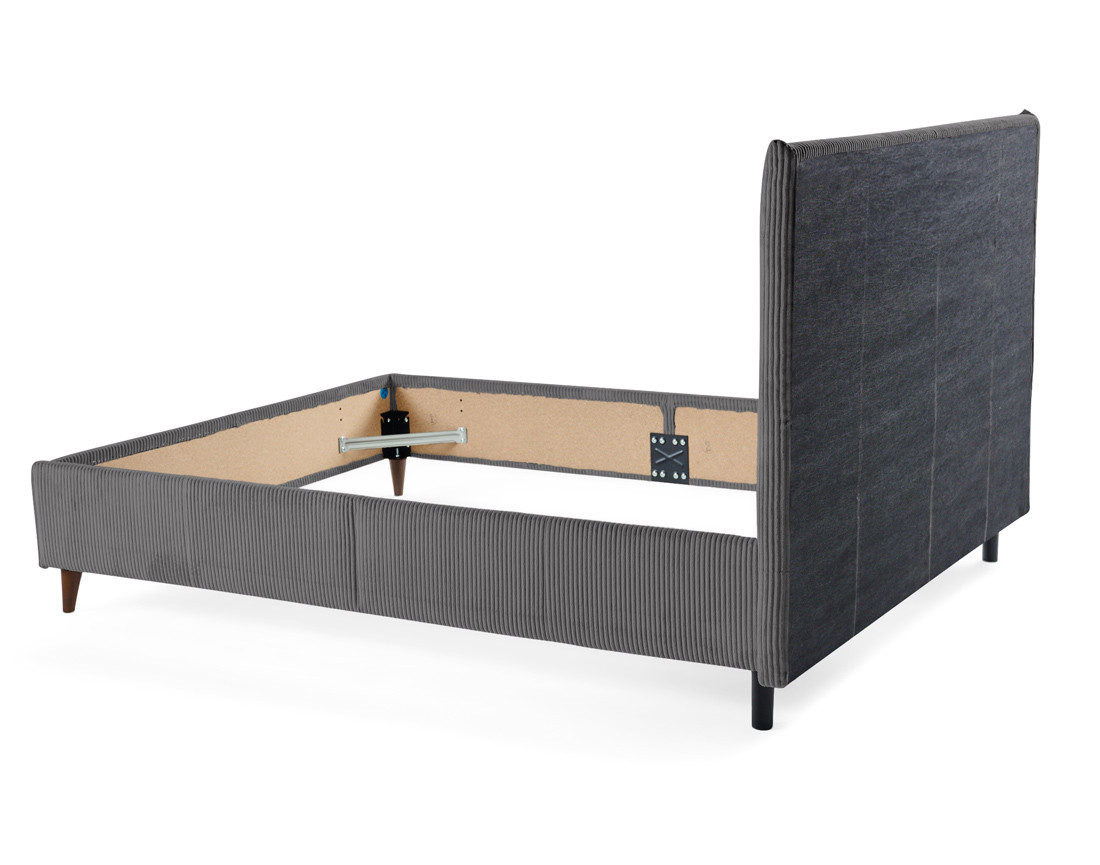 Cadre de lit 160x200 cm en velours côtelé Botticelli