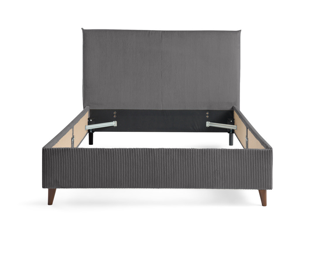 Cadre de lit 160x200 cm en velours côtelé Botticelli