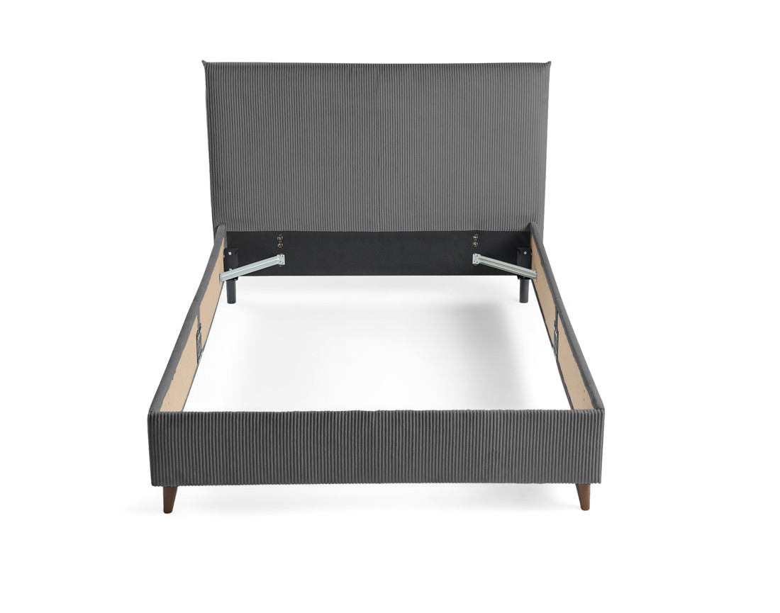 Cadre de lit 160x200 cm en velours côtelé Botticelli