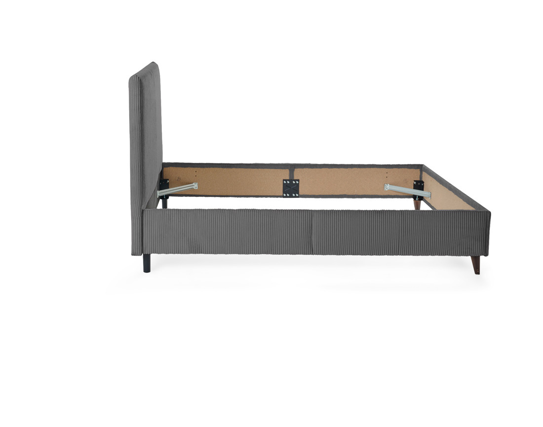 Cadre de lit 160x200 cm en velours côtelé Botticelli