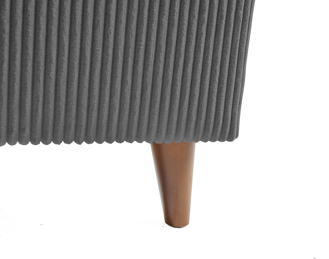 Cadre de lit 160x200 cm en velours côtelé Botticelli