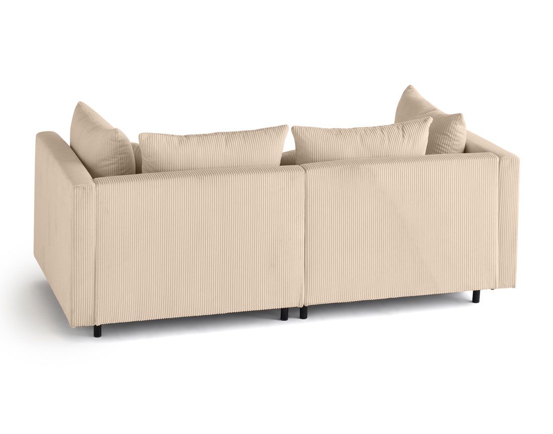 Edinburg - canapé modulable 2 places - en velours côtelé Lisa Design