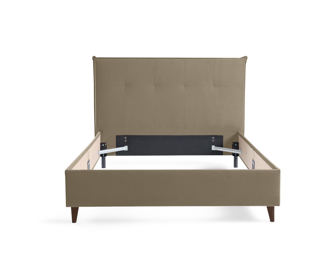 Dali - cadre de lit - 140x190 - en velours Bestmobilier