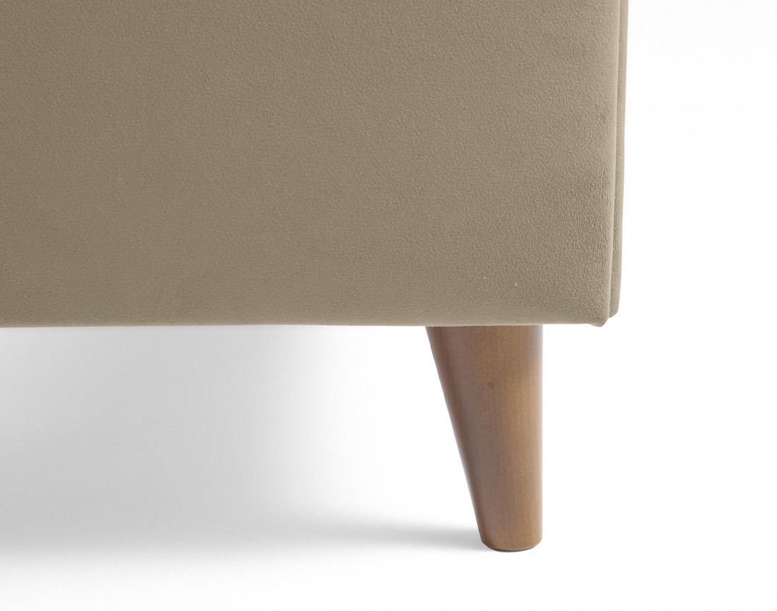 Dali - cadre de lit - 140x190 - en velours Bestmobilier