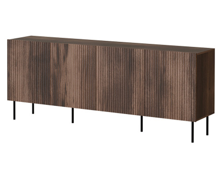 Buffet bas bois 4 portes 200 cm Franco