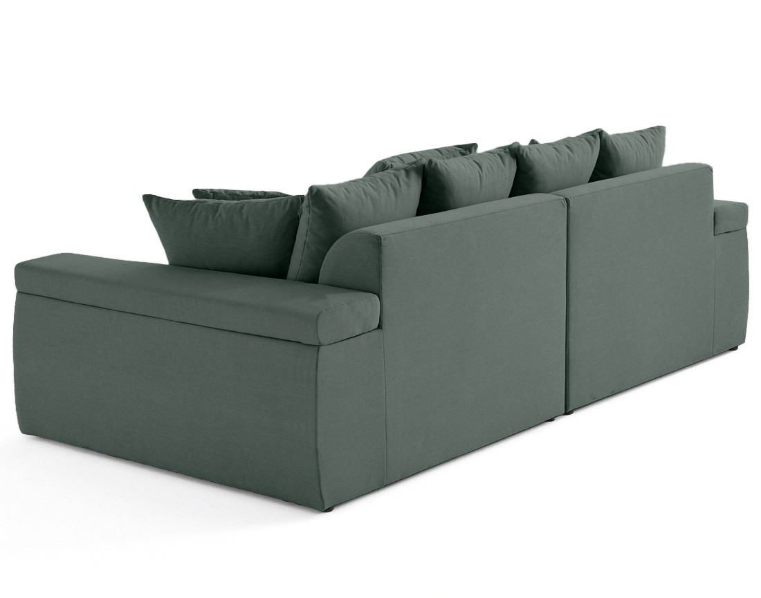 Canapé 4 places - assise profonde - en tissu Sergio