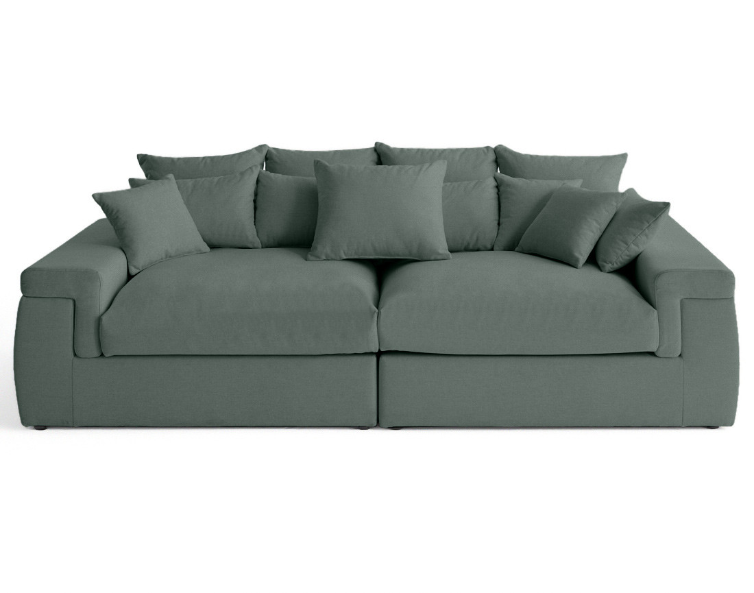 Canapé 4 places - assise profonde - en tissu Sergio