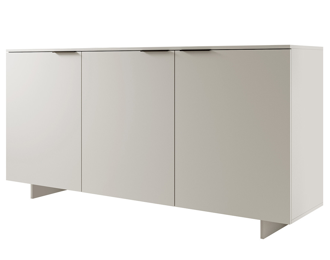 Buffet bas 3 portes beige 3 portes 180 cm Canterbury