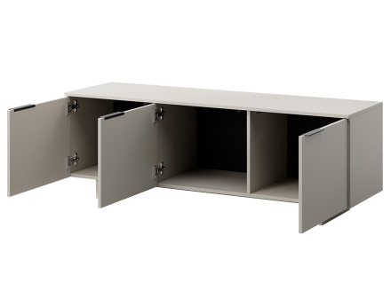 Meuble TV beige  3 portes 150 cm Canterbury