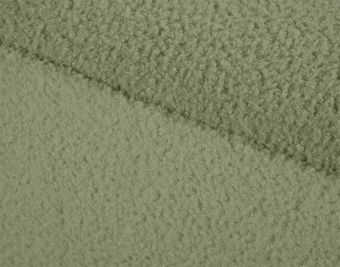 Fauteuil en tissu bouclette Topaze