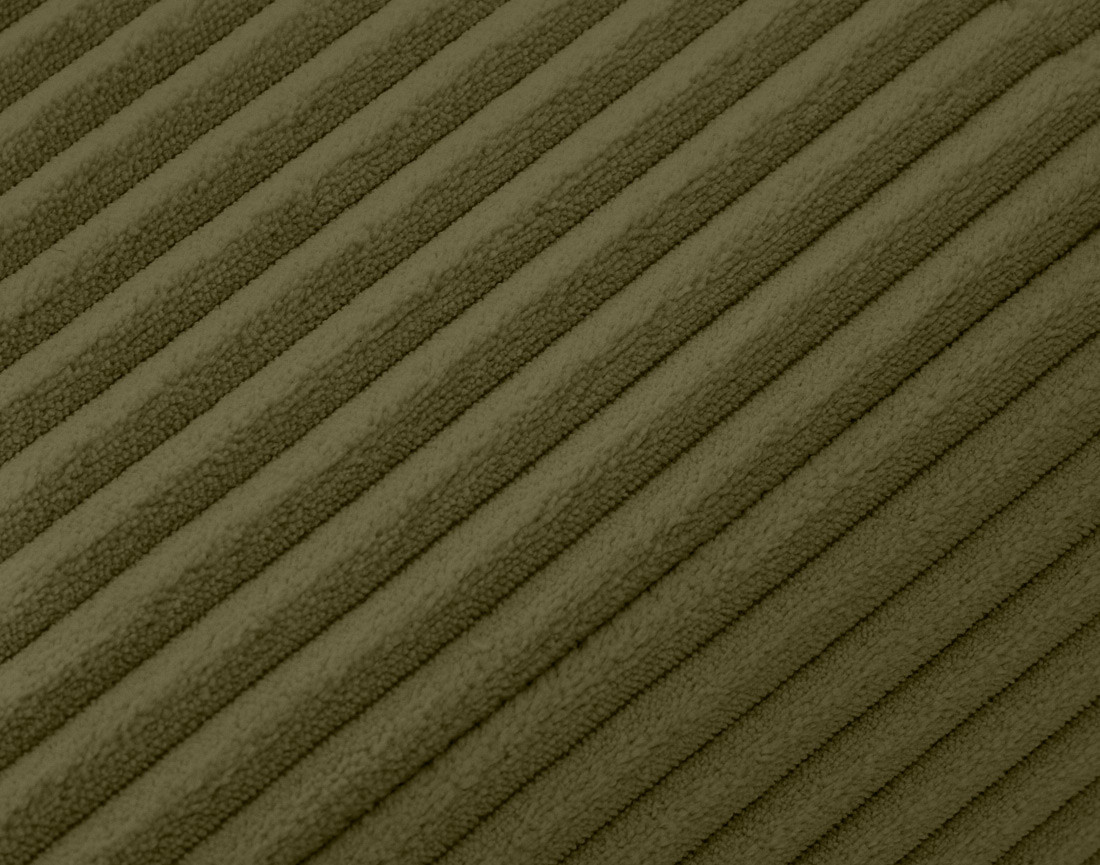 Pouf en velours côtelé Amadrora