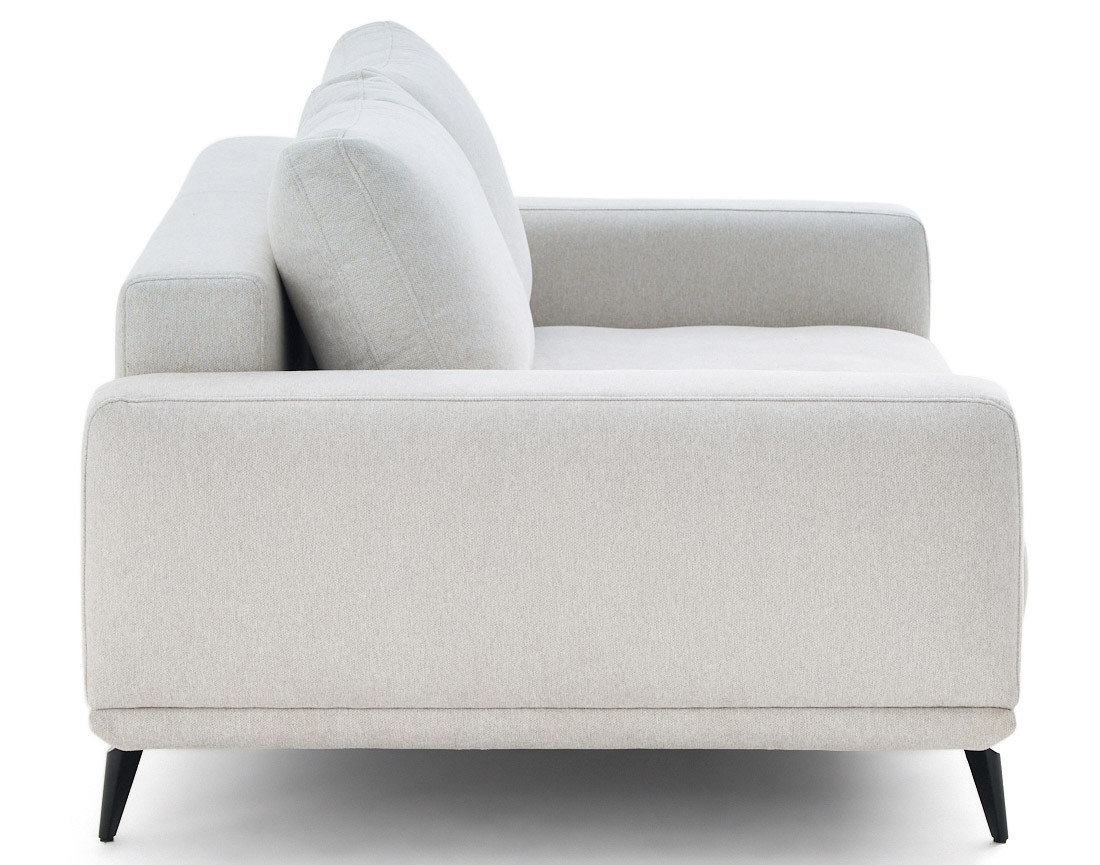 Canapé droit 2 places en tissu Vicence