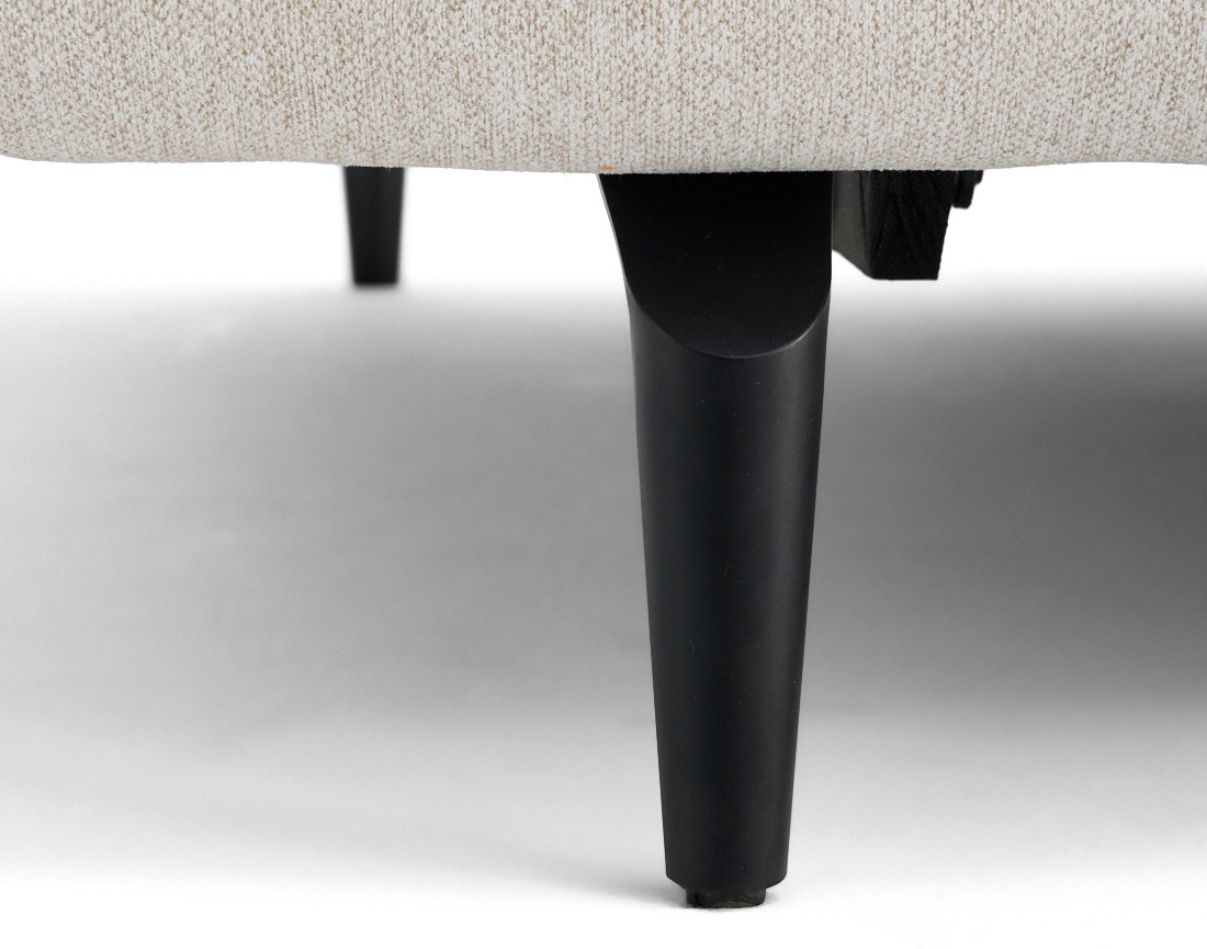 Canapé droit 2 places en tissu Vicence