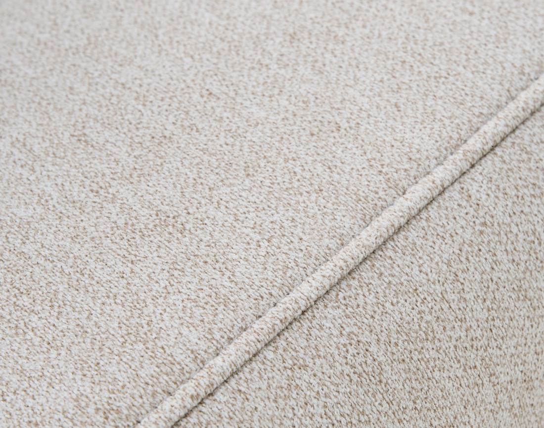 Canapé droit 2 places en tissu Vicence