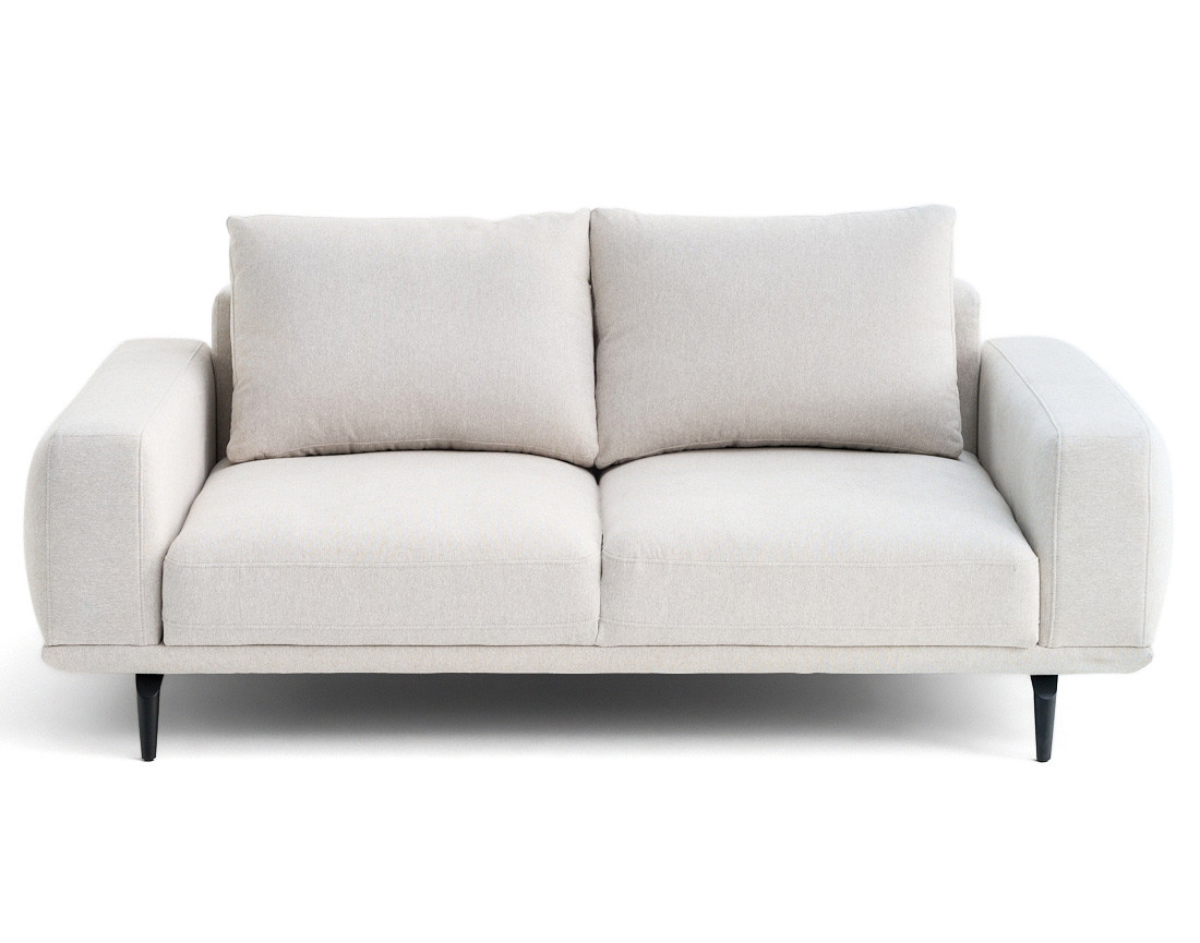 Canapé droit 2 places en tissu Vicence