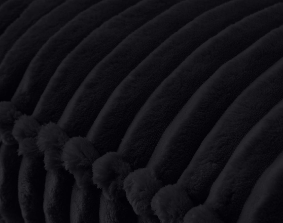 Stella - coussin - en velours côtelé grosses côtes - 32x57 cm Lisa Design