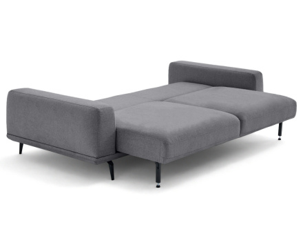 Canapé droit 3 places convertible en tissu Vicence