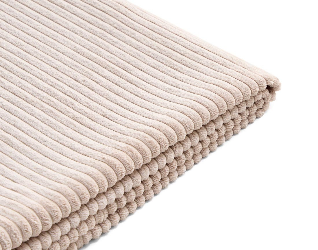 Housse en velours côtelé pour canapé 3 places Serena