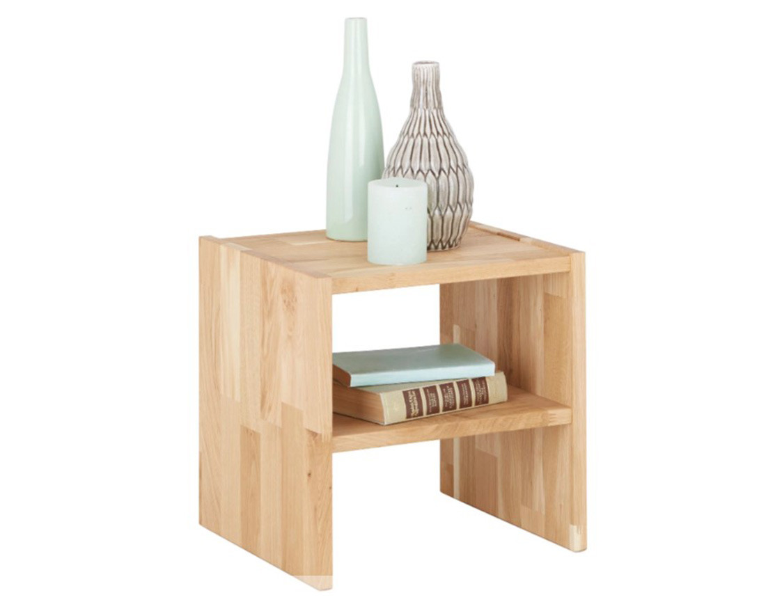 Table de chevet chêne massif 35 cm Bonnie
