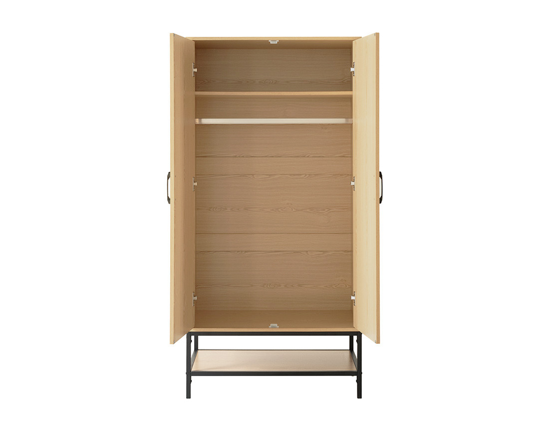 Armoire effet bois 80 cm Nagato