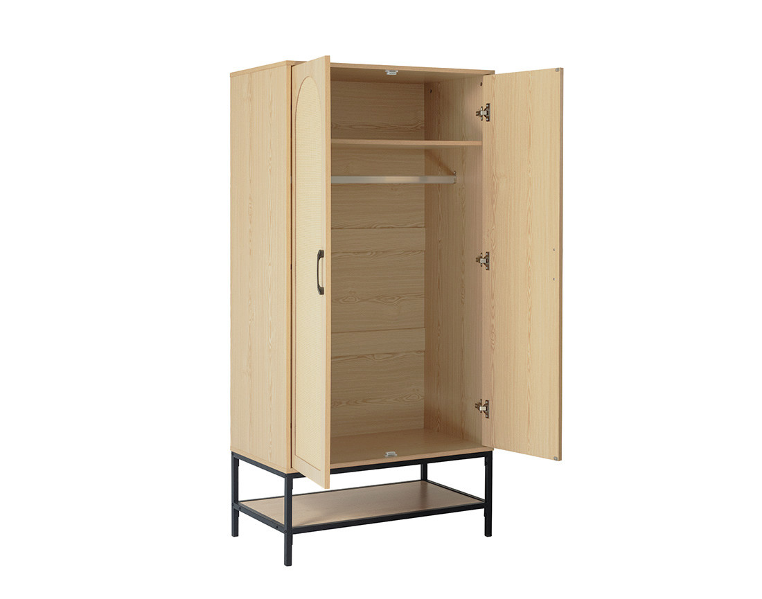 Armoire effet bois 80 cm Nagato