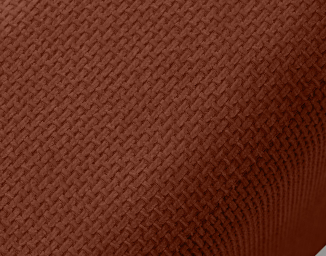 Fauteuil en velours texturé Pivoine