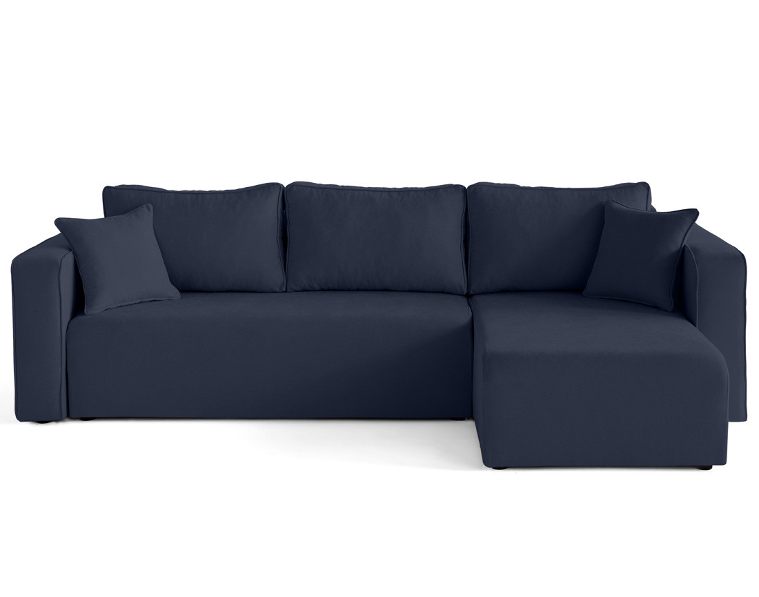 Housse en tissu pour canapé d'angle réversible 4 places Topaze
