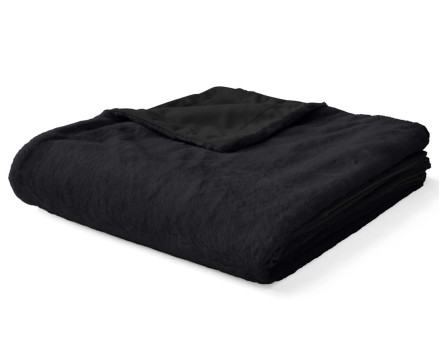 Plaid 200x140 cm en fausse fourrure et velours Venus