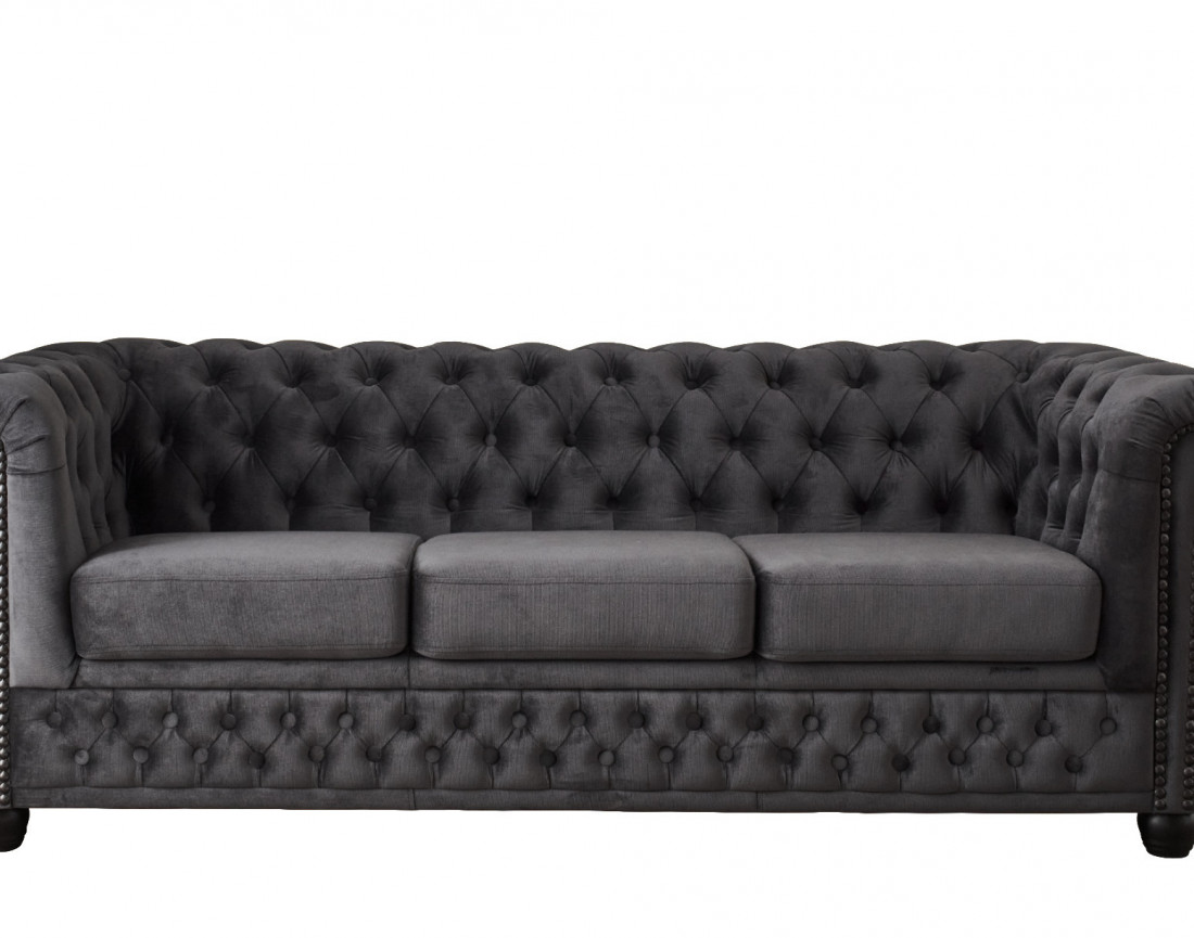 Canapé Chesterfield 3 places en velours William