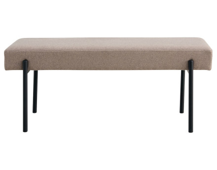 Banc en tissu bouclette 100 cm Romeo