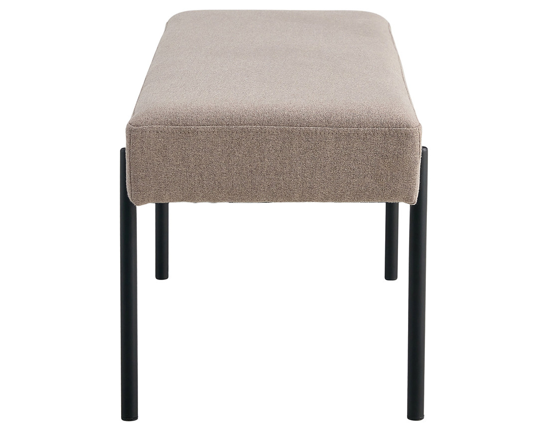 Banc en tissu bouclette 100 cm Romeo