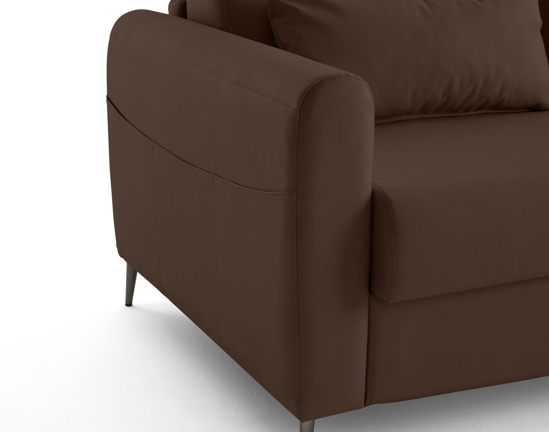 Canapé 3 places convertible express quotidien en simili Owen