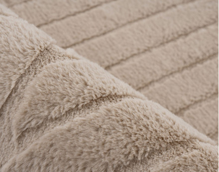 Tapis rectangulaire motif abstrait crème Lovely