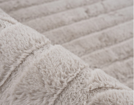 Tapis rectangulaire motif abstrait taupe Lovely