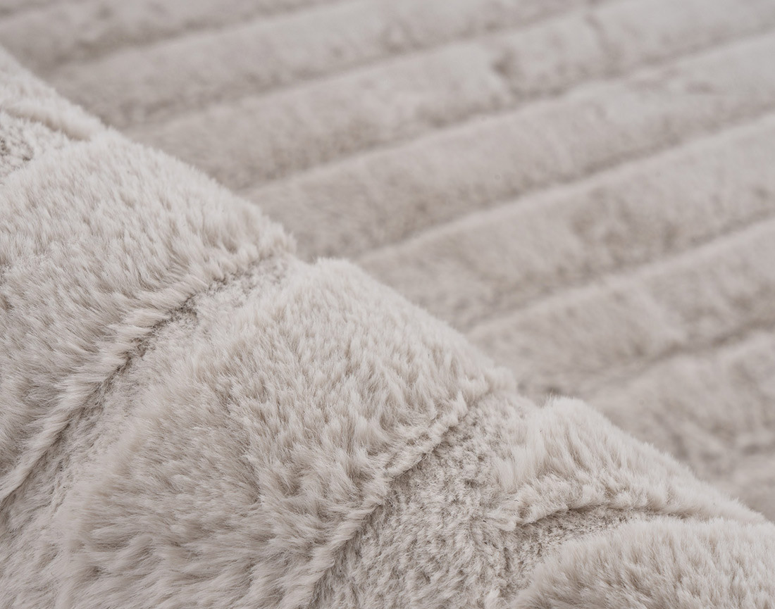 Tapis rectangulaire motif abstrait taupe Lovely