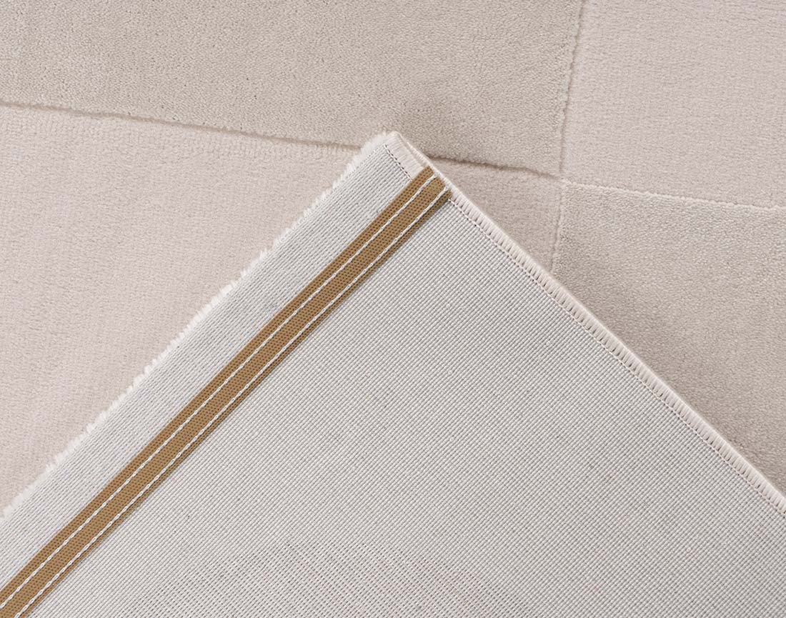 Tapis rectangulaire motif bohème beige Telio