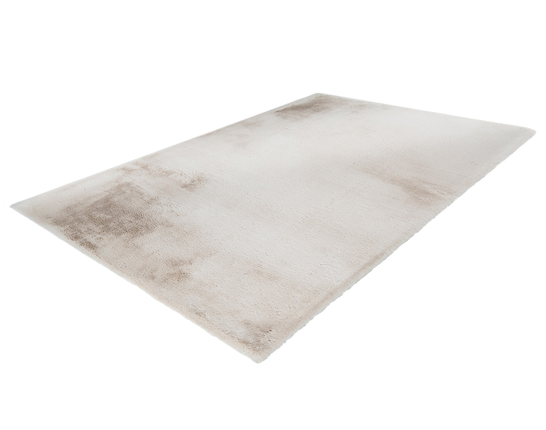 Tapis rectangulaire fausse fourrure blanc Joy