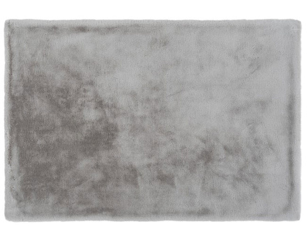 Tapis rectangulaire fausse fourrure gris Joy