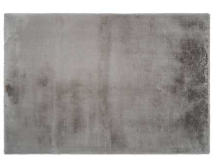 Tapis rectangulaire fausse fourrure taupe Joy