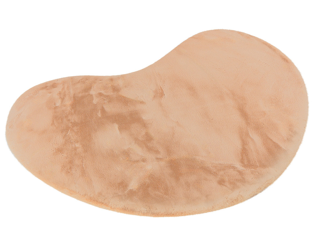 Tapis organique fausse fourrure corail Joy