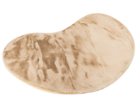 Tapis organique fausse fourrure crème Joy