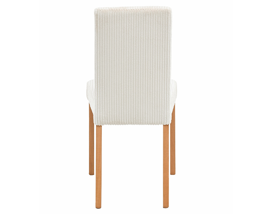 Lot de 2 chaises en velours côtelé Gemma