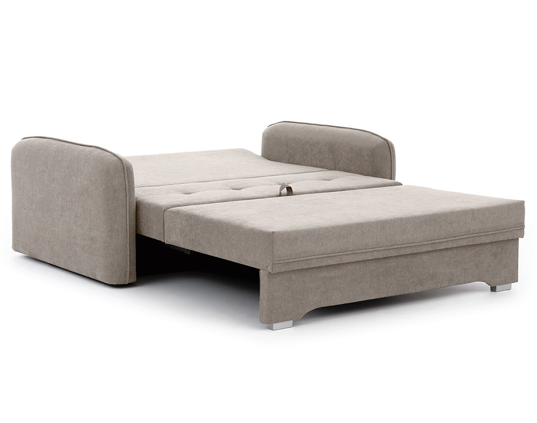 Canapé droit 3 places convertible avec coffre en velours Michelle