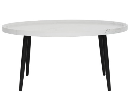 Table basse effet marbre 80 cm Helsinki