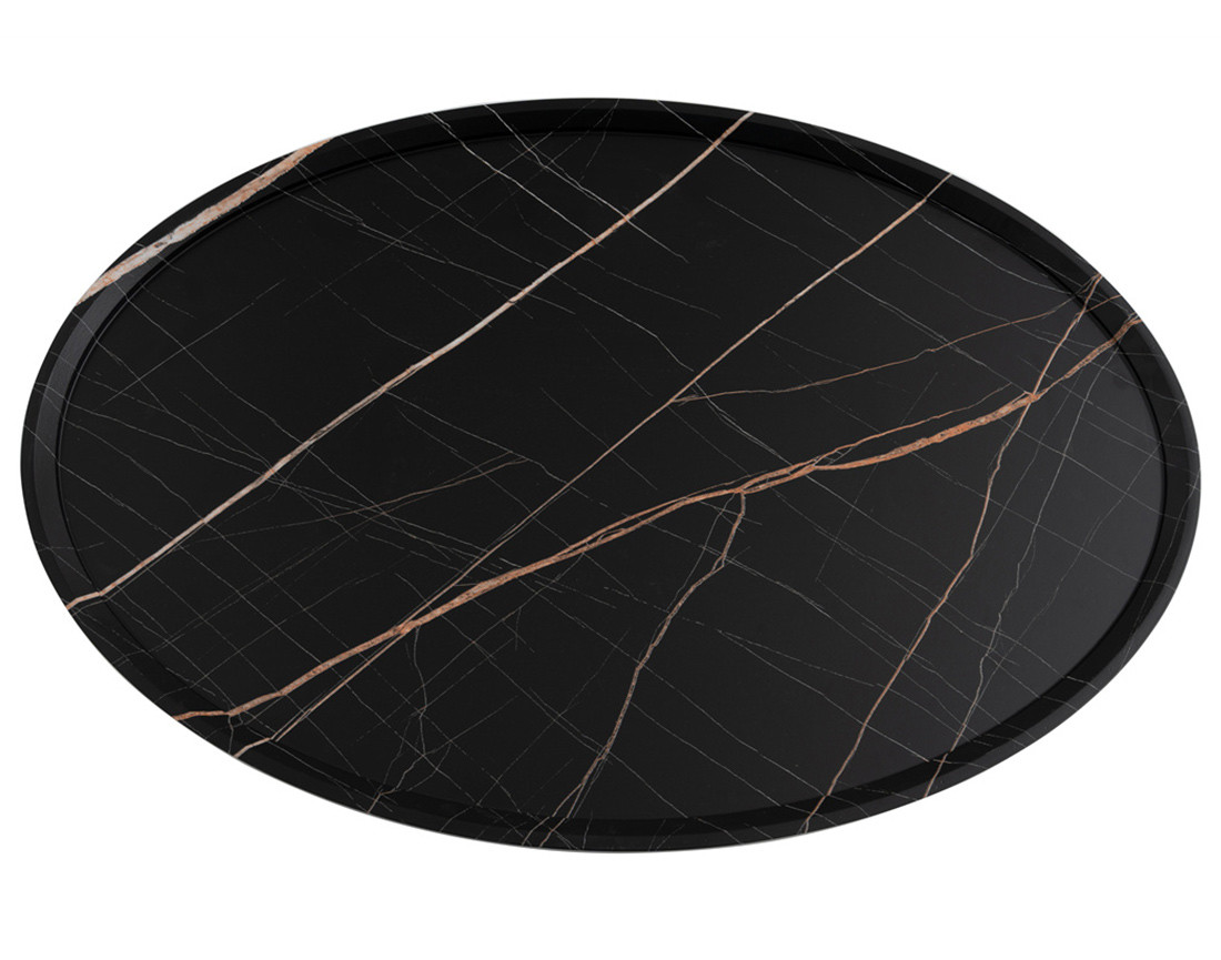 Table basse effet marbre 80 cm Helsinki