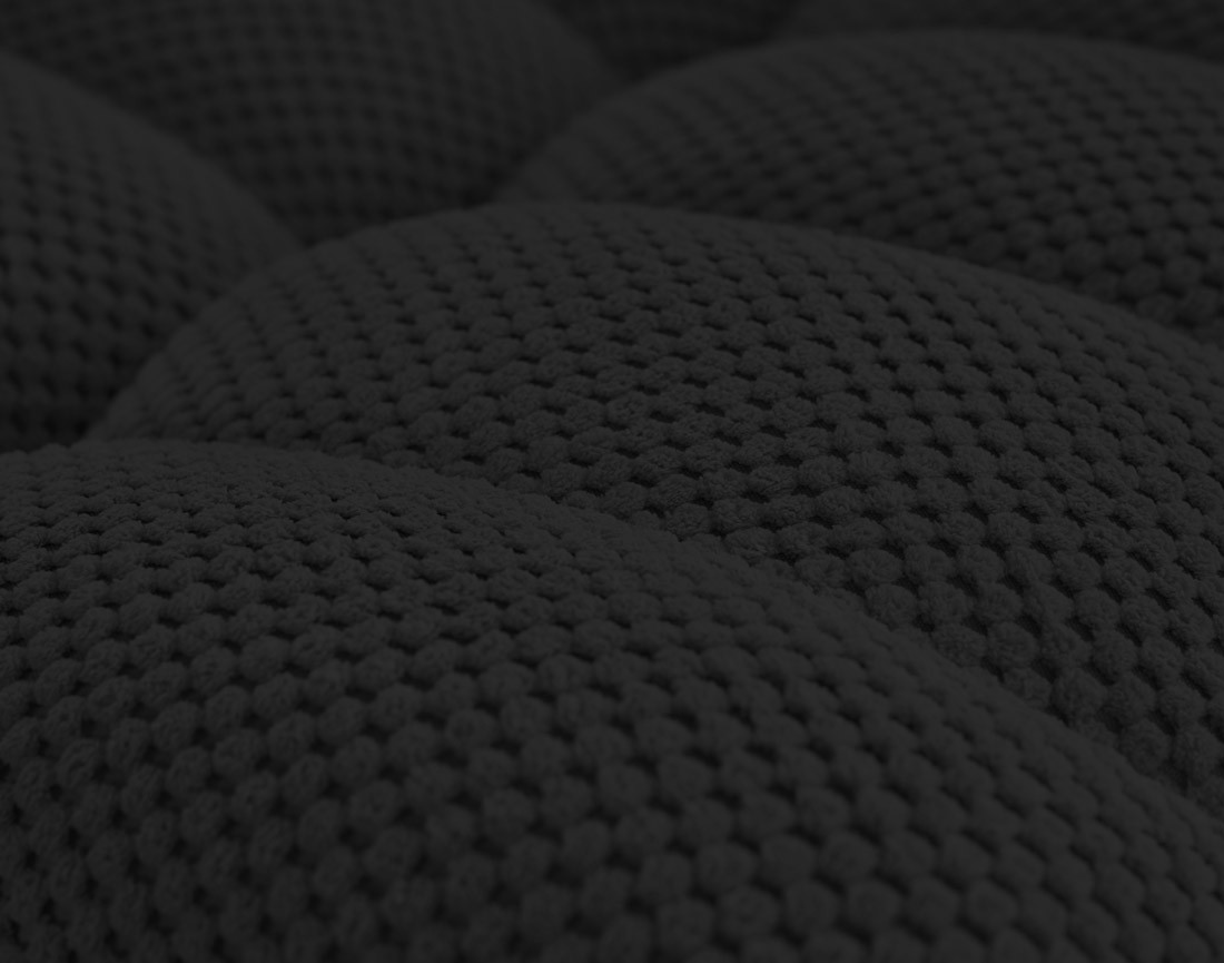 Canapé modulable d'angle réversible 5 places en velours texturé Ellie