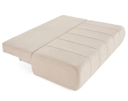 Canapé droit 3 places convertible avec coffre en tissu texturé Harper